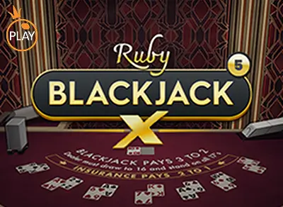 11BET Blackjack X 5 - Ruby