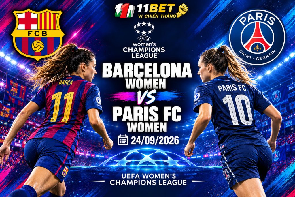 Barcelona Nữ vs Paris Nữ