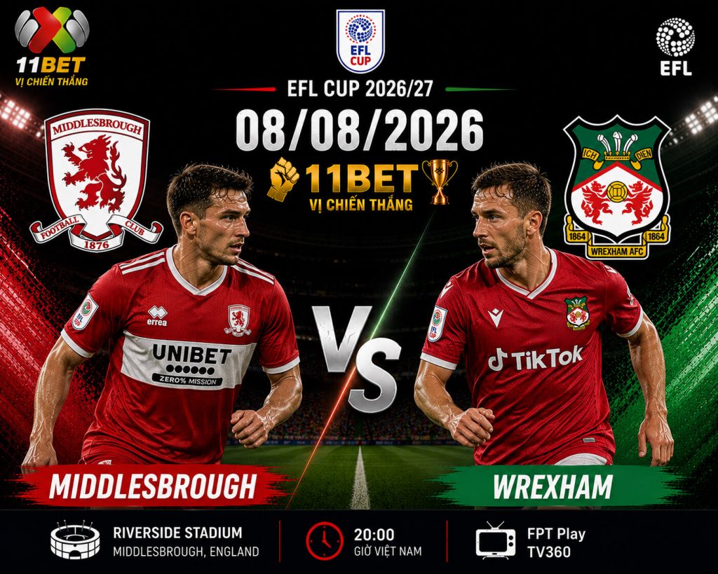 Middlesbrough và Wrexham