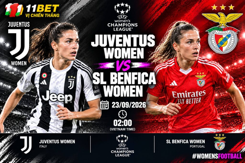 Juventus Nữ vs SL Benfica Nữ