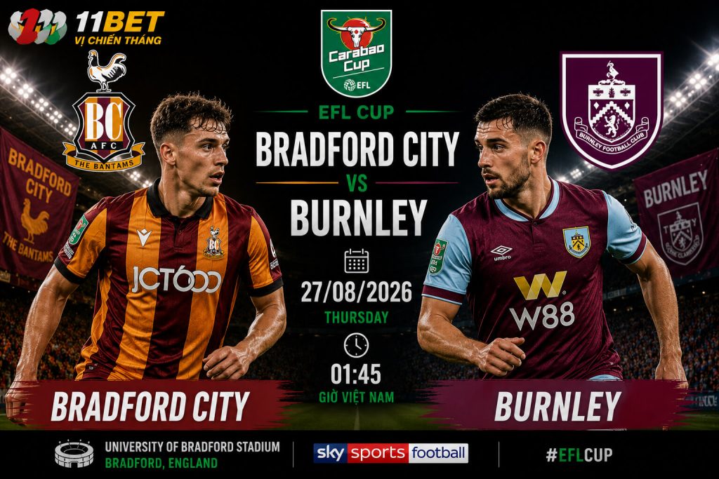 Bradford City vs Burnley