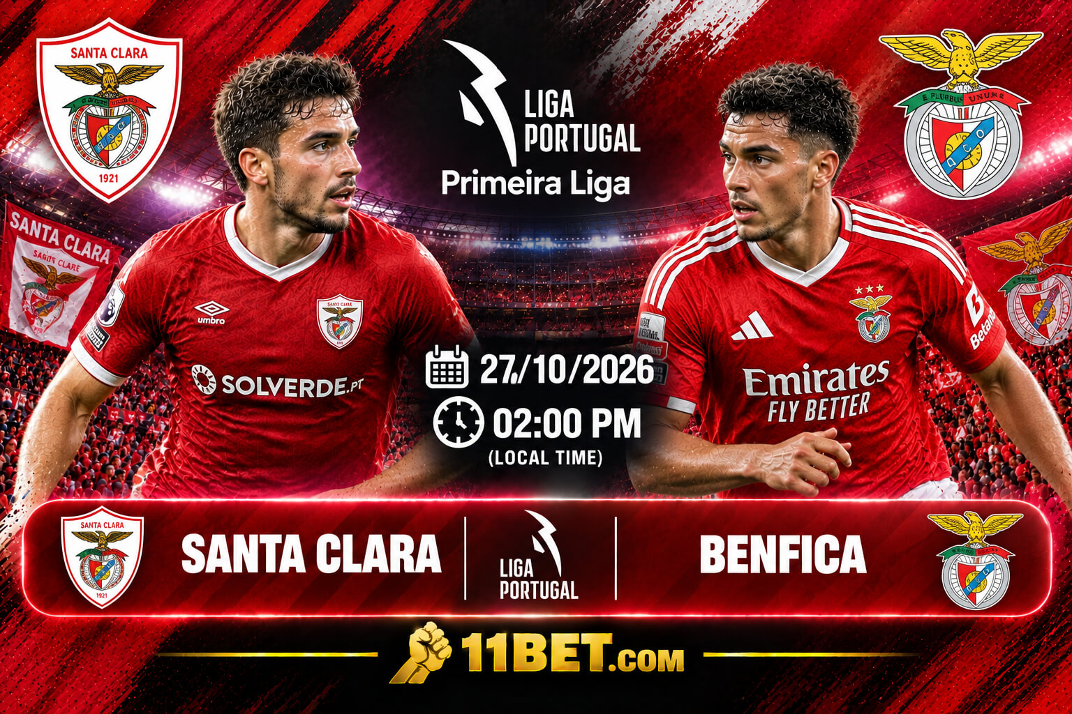 Santa Clara vs Benfica