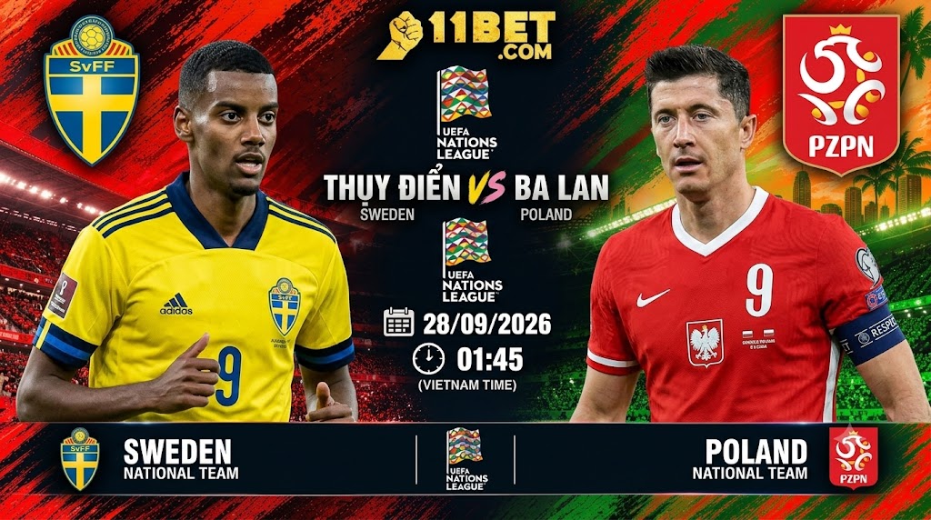 Thụy Điển vs Ba Lan