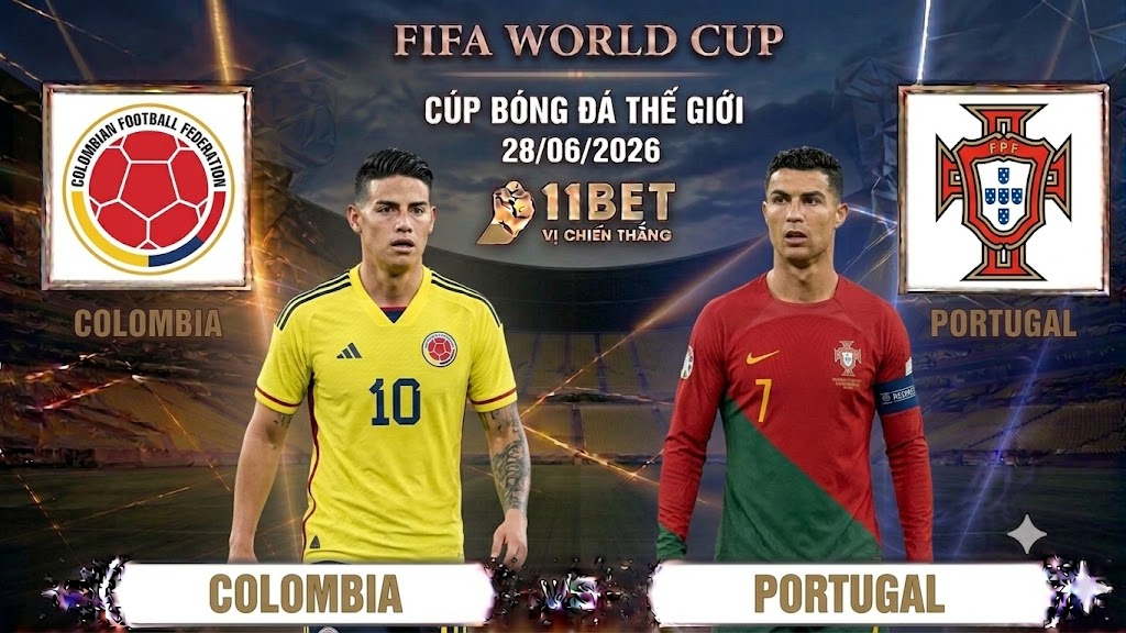 Colombia vs Bồ Đào Nha