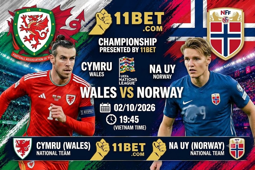 Wales vs Na Uy
