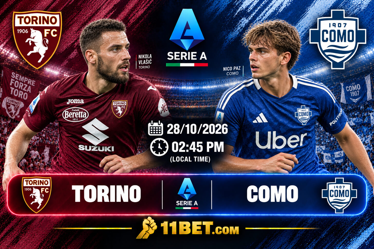 Torino vs Como