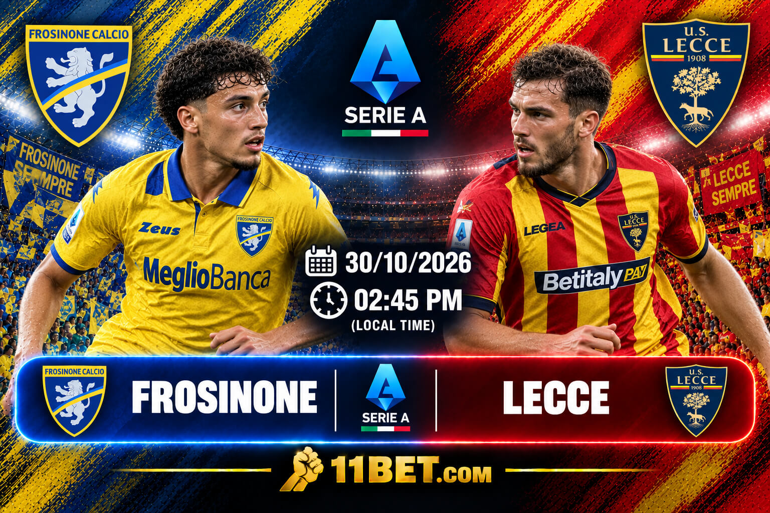 Frosinone vs Lecce