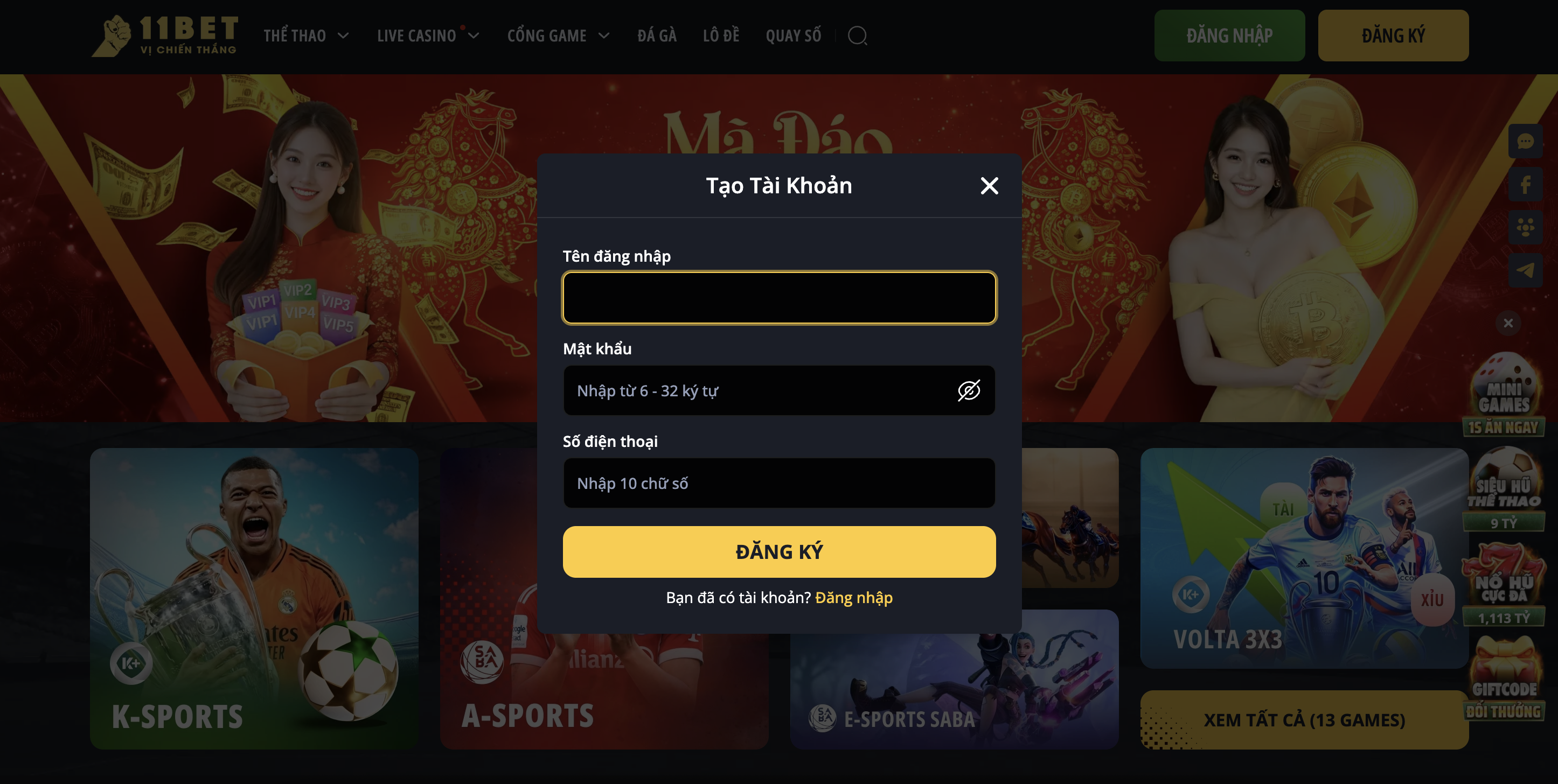 hướng dẫn đăng ký