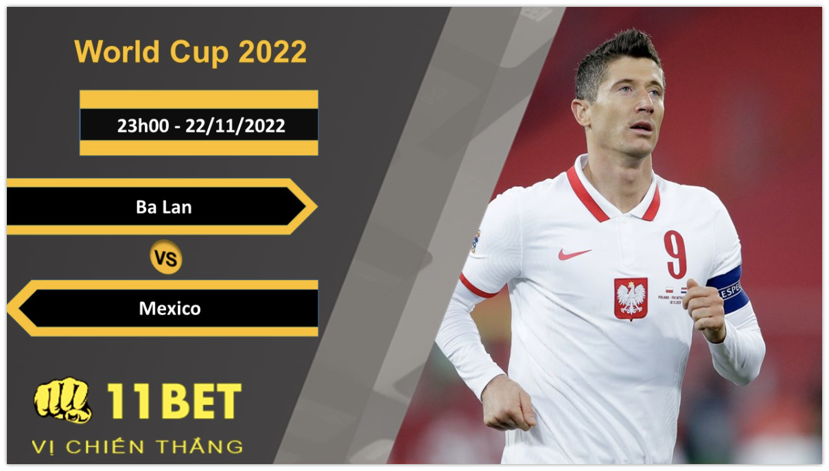 11BET Soi kèo Ba Lan vs Mexico, 23h00, 22/11/2022