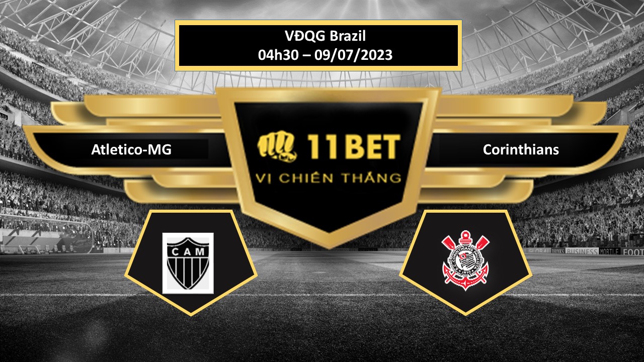 11BET Tip bóng đá Atletico-MG vs Corinthians, hôm nay 09/07/2023
