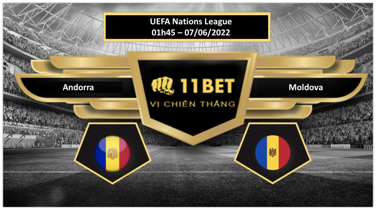 11BET Tip bóng đá  Andorra vs Moldova , hôm nay 07/06/2022