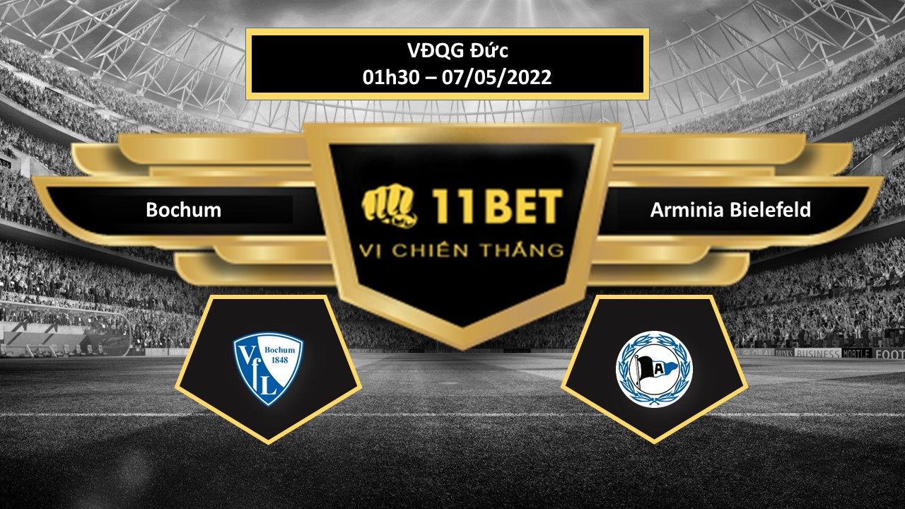 11BET Tip bóng đá  Bochum vs Arminia Bielefeld, hôm nay 07/05/2022