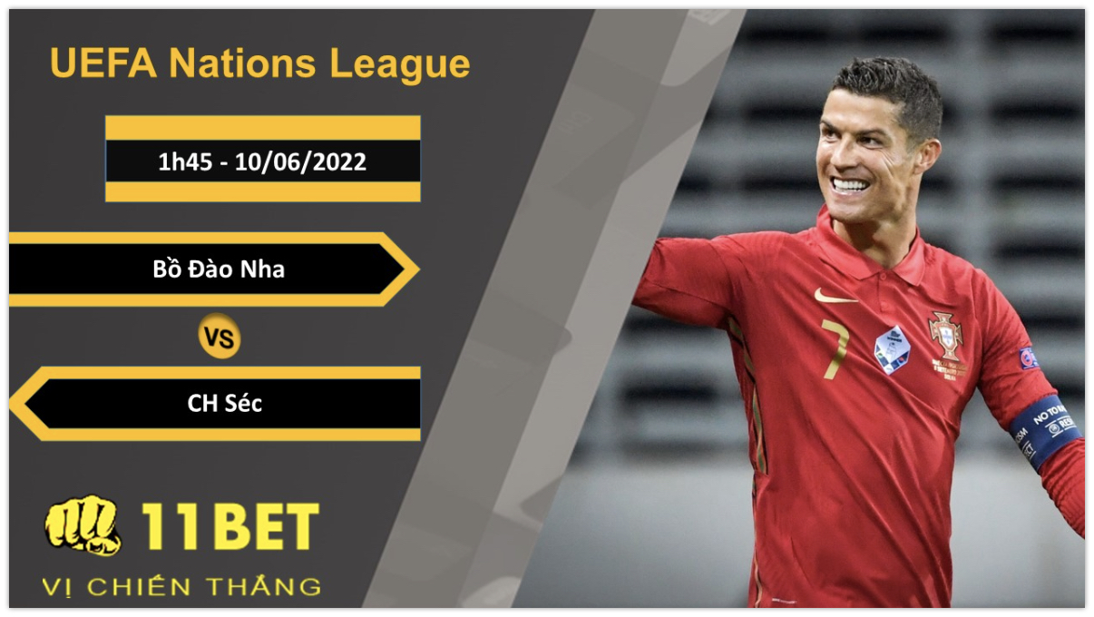 11BET Soi kèo Bồ Đào Nha vs CH Séc, 1h45, 10/6/2022
