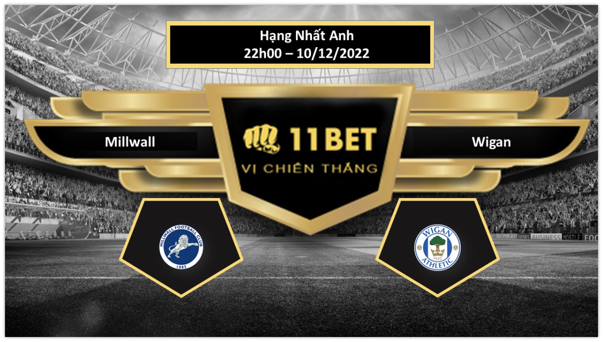 11BET Tip bóng đá   Millwall vs Wigan, hôm nay 10/12/2022