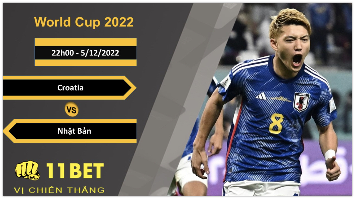 11BET Soi kèo Croatia vs Nhật Bản, 22h00, 5/12/2022