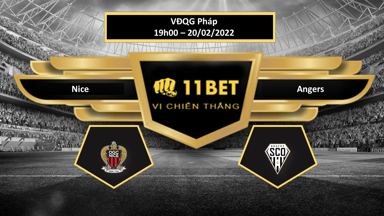 11BET Tip bóng đá  Nice vs Angers , hôm nay 20/02/2022