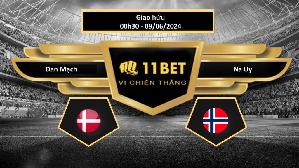 11BET Tip bóng đá Đan Mạch vs Na Uy, hôm nay 09/06/2024