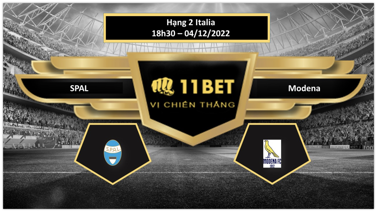 11BET Tip bóng đá   SPAL vs Modena, hôm nay 04/12/2022