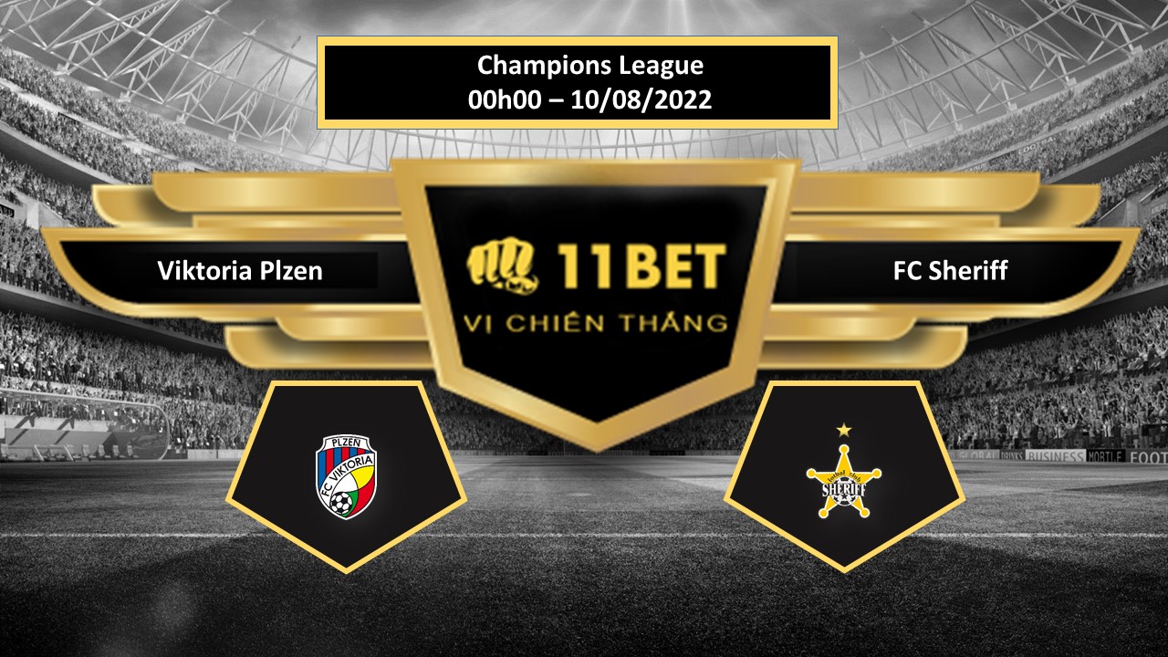 11BET Tip bóng đá Viktoria Plzen vs FC Sheriff   , hôm nay 10/08/2022